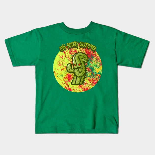 One Prickly Customer Kids T-Shirt by CTJFDesigns